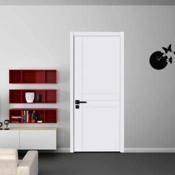 B1008 Solid Wood Interior Door-Waterproof Moistureproof Soundproof Customizable Sizes for Bathroom Bedroom Outdoor Home Use