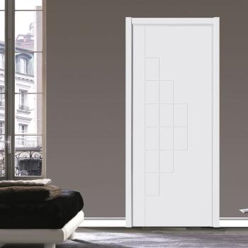 B1011 Victorian Design Residential Indoor Solid Wood Door Certified Soundproof Dust Prevention for Living Room Apartment Bedroom