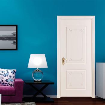 B1003 Interior Composite Solid Wood Doors Carved Living Room Doors Environmentally Friendly and Soundproof Flatbed Oil Mixing