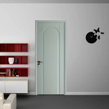 B1005 Modern Waterproof Solid Wood Interior Doors Sound Insulation Kitchen Villa Hotel Hospital Bathroom Use Side Opening New