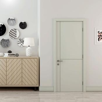 B1007 China Solid Wood Plastic Composite Soundproof Side Opening Door Victorian Design for Hospital Bathroom Apartment