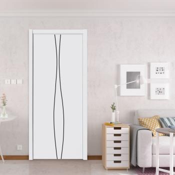 B1052 Victorian Design Solid Wood Oak & Walnut Bedroom Door with Sound Insulation for Hotel Kitchen Bathroom & Outdoor Use