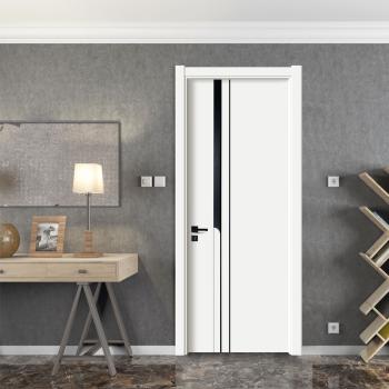 B1053 Victorian Solid Wood Side Opening Single Door with Sound Insulation for Hotel Villa Courtyard and Home Use