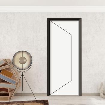 B1056 Moisture-Proof Solid Wood Victorian Door Sound Insulation Finished Surface Formaldehyde Healthy Bedroom Villa Living Room