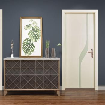 B1069 Shanghai Manufacturer Solid Wood Interior Door Sound Insulation Finished Surface Wooden Victorian Design Hotel Outdoor