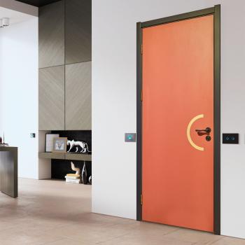 QM-9008 High-quality Factory Wholesale Modern Water Resistant Solid Wood Interior Doors for Hotels Bathrooms Bedrooms Elegant