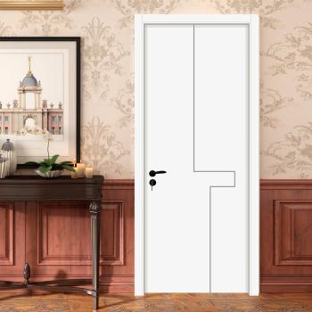 MQ-7006 Modern Designed Solid Wood Doors Water Resistant Sun-resistant for Interior Use in Apartments Bedroom Hospital