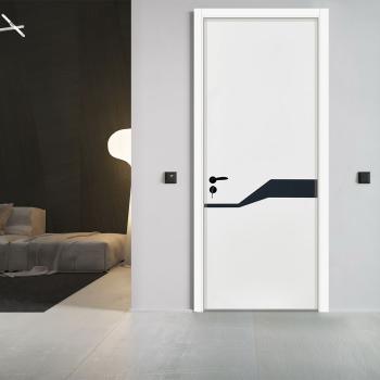 MQ-7015 Modern Interior Beautiful Craftsman Design Water Resistant Finished Solid Wood Door for Bedroom Bathroom & Hotel Use