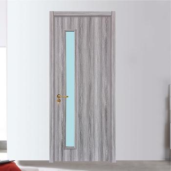 MQ-7016 Modern Unpainted  Solid Wooden Interior Bedroom Door with Swing Open Style Flat  Design for Hotel Kitchen