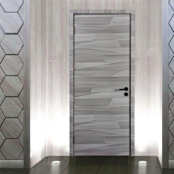MQ-7019 Scandinavian Unpainted Solid Wood Silent Water Resistant Door Finished Surface Interior Bedroom Bathroom Hotel Villa