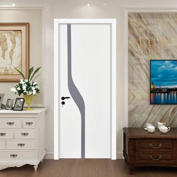 MQ-7011 Customized Victorian Wooden Door for Bedroom Villa Hospital Outdoor-Soundproof Unpainted  Solid Wood Unpainted Doors