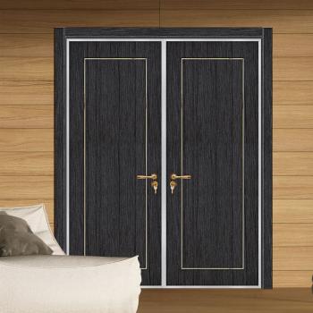MQ-7051 Modern Fire Wooden Solid Doors European Luxury Interior Doors Water Resistant for Houses Living Room Hospital & Hotel
