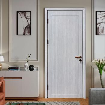 MQ-7055 Solid Wood Water Resistant Finished Surface Interior Main Doors for Houses Bedroom Bathroom Modern Design