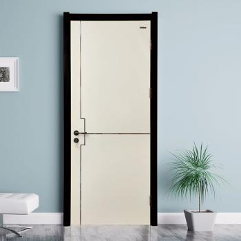 MQ-7056 Modern Luxury Solid Wood Interior Door Side Opening Water Resistant Finished Design for Bedroom Bathroom Apartment