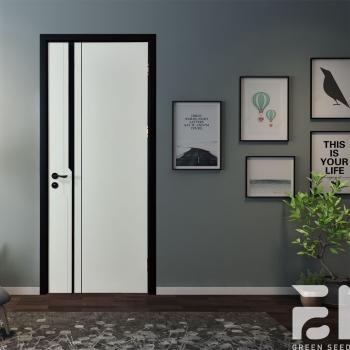 MQ-7063 Modern Solid Wood Interior Door Water Resistant Soundproof Bedroom Finished Houses Supermarkets