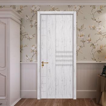 MQ-7023 Modern Finished Solid Wood Water Resistant Door for Interior Use Bathroom Living Room Bedroom Hotels Hospitals Villas