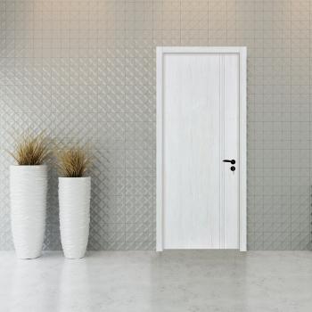 MQ-7026 Manufacturer Customized Modern Design Finished Solid Wood Interior Entry Door Water Resistant Apartment Hotel Bedroom