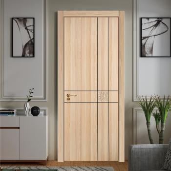 MQ-7035 Modern Interior Doors Frame Finished Waterproof Others Bathroom Doors Sets Hotel Solid Wood Door