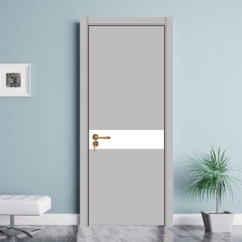 MQ-7039 Solid Wood Modern Finished Interior Doors-Premium Surface for Luxury Bedroom Bathroom Living Room Kitchen & Hotel Use