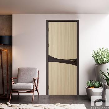 MQ-7072 Modern White Interior Wood Doors with Glass Design Customizable Factory Models Living Room