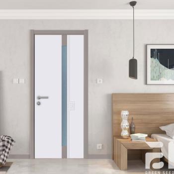 MQ-7096 Economical Industrial Solid Wood Fire Rated Doors Water Resistant Modern Design Bedroom Bathroom Hotel Apartment Living