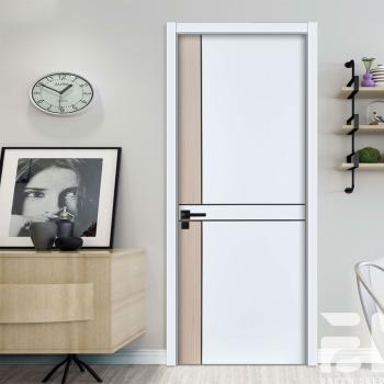 MQ-7098 Modern Water Resistant Solid Wood Interior Door Treatment for Rural Houses Villa & Apartment Use