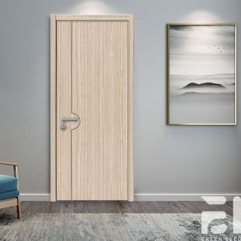 MQ-7108 Modern Design Eco-Friendly Finished Solid Wood Door Fireproof Performance for Interior Use in Bedroom and Hotel
