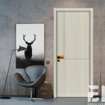 MQ-7113 Modern Luxury Villa and Apartment Solid Wood Carved Inlay Door with Finished Surface for Hotels Schools Interior Design