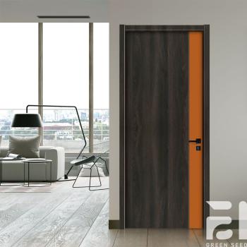 MQ-7141 Solid Wood Modern Bedroom Interior Doors with Water Resistant Feature and Side Opening Design