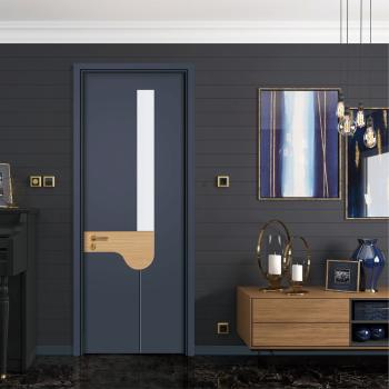MQ-7153 High Quality Custom Solid Wood Doors Modern Style Water Resistant Finished Surface Interior Hospital Bedroom Wholesale