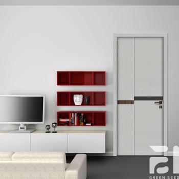 MQ-7117 China Factory Water Resistant Sun Proof Wooden Interior Door Frame for Modern Bathroom Design Apartment Hospital Use