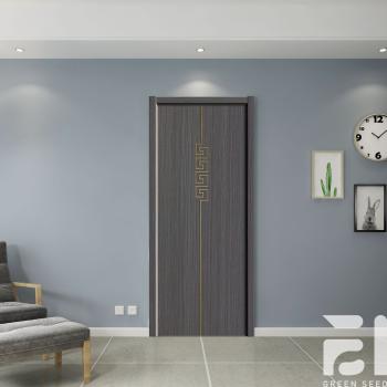 MQ-7133 Customized American Apartment Modern Design Solid Wood Interior Doors Finished Surface Bedroom Bathroom