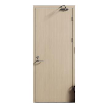 FHM-1015 Steel Fireproof Door with Modern Design Fire Prevention Left Side Opening