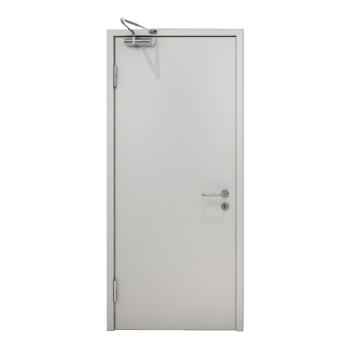 FHM-1016 Steel Fireproof Door with Fire Prevention Modern Design Side Opening Left Position
