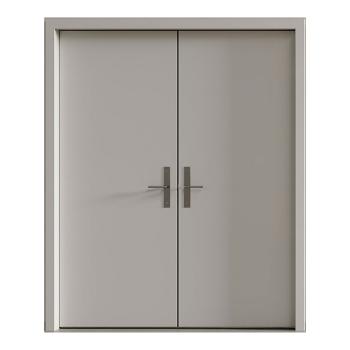 FHM-1004 Modern Steel-Wood Fireproof Door for Mall Supermarket Hospital Workshop Hotel Outdoor & School Use Fire Resistance