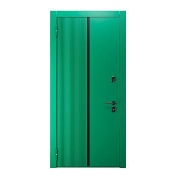 FHM-1017 New Style Steel Fireproof Door with Fire Prevention Performance Green Color for Hospital Warehouse & Apartment Use