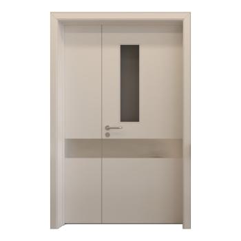 FHM-1029 Certified Fire Rated Steel Doors Fireproof Safety Building Exit Commercial Use Modern Design