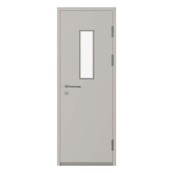 FHM-1037 Steel Fireproof Hollow Metal Door with Exterior Security for Hospitals Schools Factories & Commercial Use-Modern Design