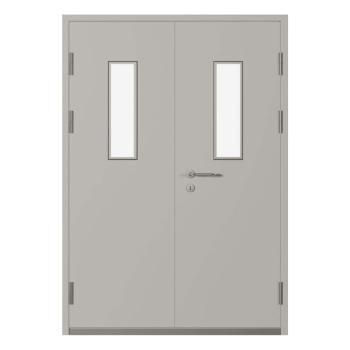 FHM-1038 Factory Direct Quote for Modern Steel Fire Doors with Excellent Fire Resistance for Supermarkets