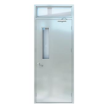 FHM-1039 Manufacturer-Direct Quote Modern Stainless Steel Fire Doors Exceptional Fire Resistance for Exterior Supermarket