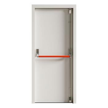 FHM-1047 Single Door Modern Steel Fireproof Door Fire Smoke Resistance 90 Minutes School Hospital Hotel Exterior Use